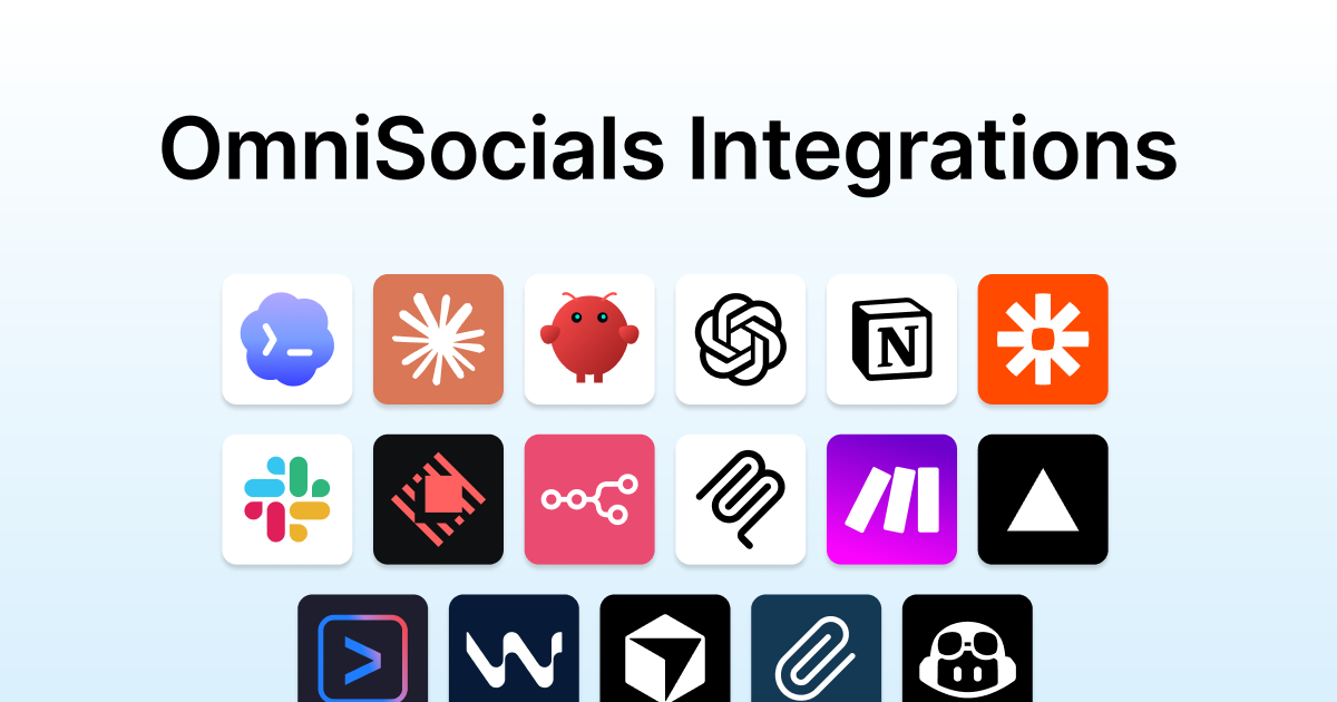 AI Integrations - Connect Any AI Agent to Social Media | OmniSocials